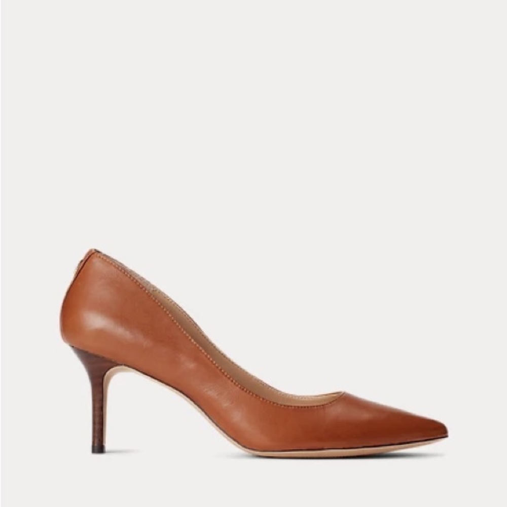 Lanette Leather Pump Ralph Lauren